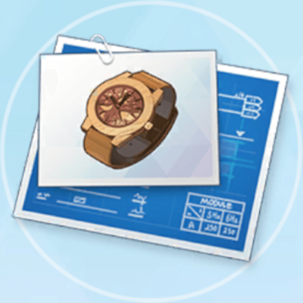 ローレライの腕時計の設計図画像