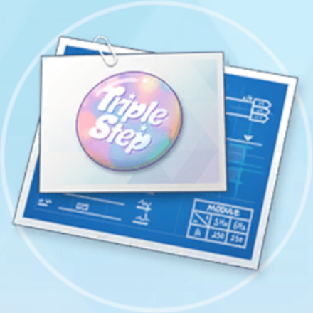 ストリートバッジの設計図画像