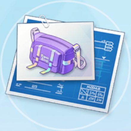 ストリートバッグの設計図画像