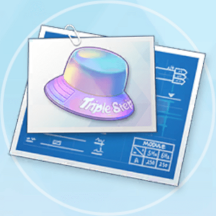 バケットハットの設計図画像