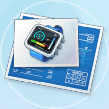 ダイバーウォッチの設計図画像