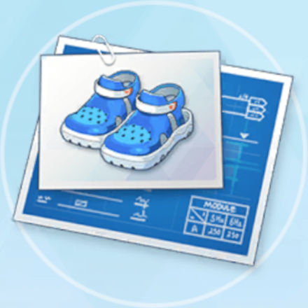 アクアサンダルの設計図画像