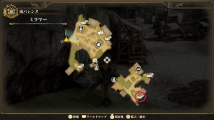 ミラマーのマップ