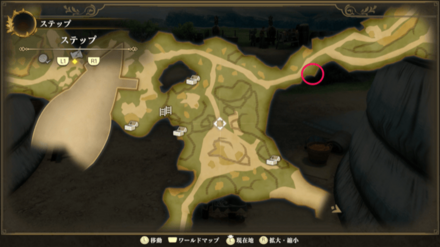 ステップのマップ