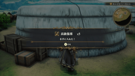 ノーマッドの村の場所の見た目