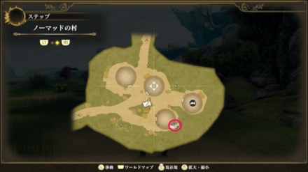 ノーマッドの村のマップ