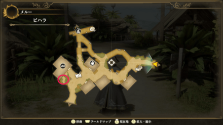 ビハラのマップ