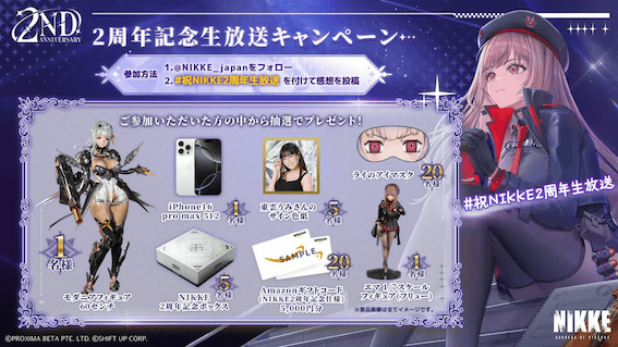 公式XのフォローとRPで豪華プレゼント!