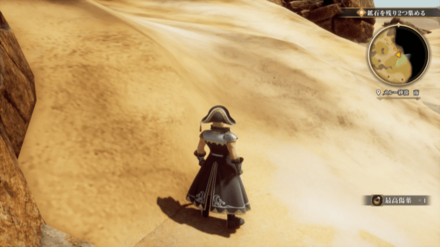 メルー砂漠 南の場所の見た目