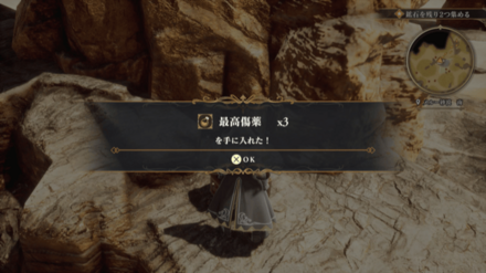 メルー砂漠 南の場所の見た目