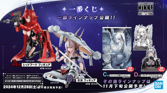 一番くじのラインナップが公開！！