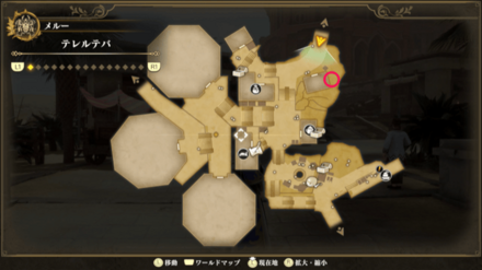 テレルテバのマップ