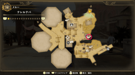 テレルテバのマップ