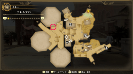 テレルテバのマップ