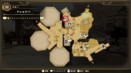 テレルテバのマップ