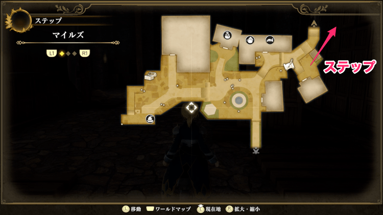 マイルズからステップ