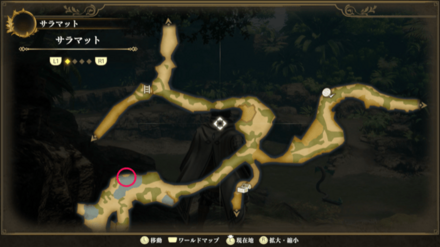 サラマットのマップ