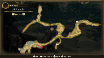 サラマットのマップ