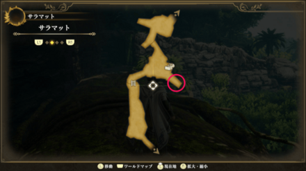 サラマットのマップ