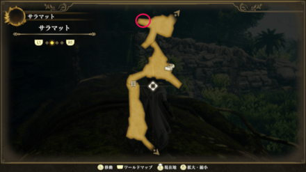 サラマットのマップ