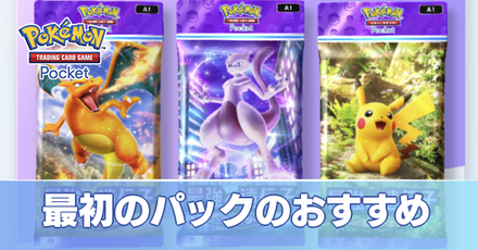 最初のパックのおすすめ