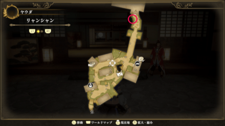 リャンシャンのマップ