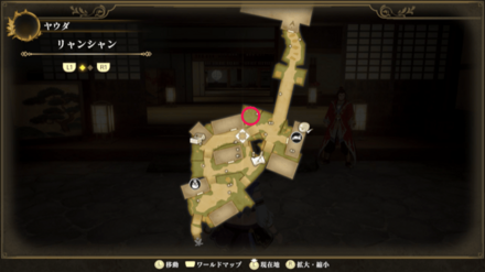 リャンシャンのマップ