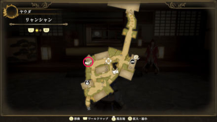 リャンシャンのマップ