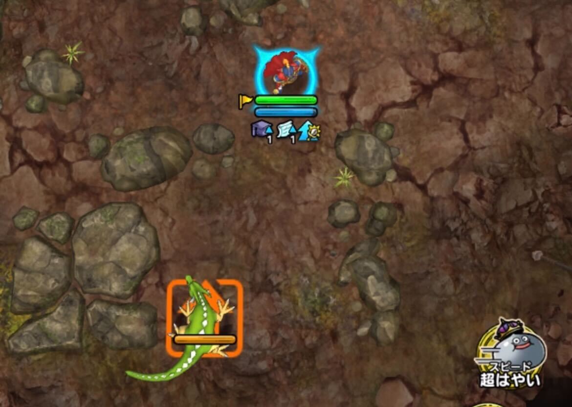 2ターン目にルーラでドラゴンに近づく