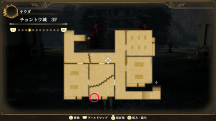チョントウ城 3Fのマップ