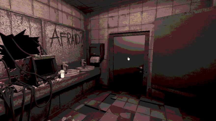 ドアをクリックしてディーラーの場所まで進める