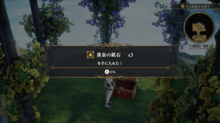 浮遊城 中庭の場所の見た目