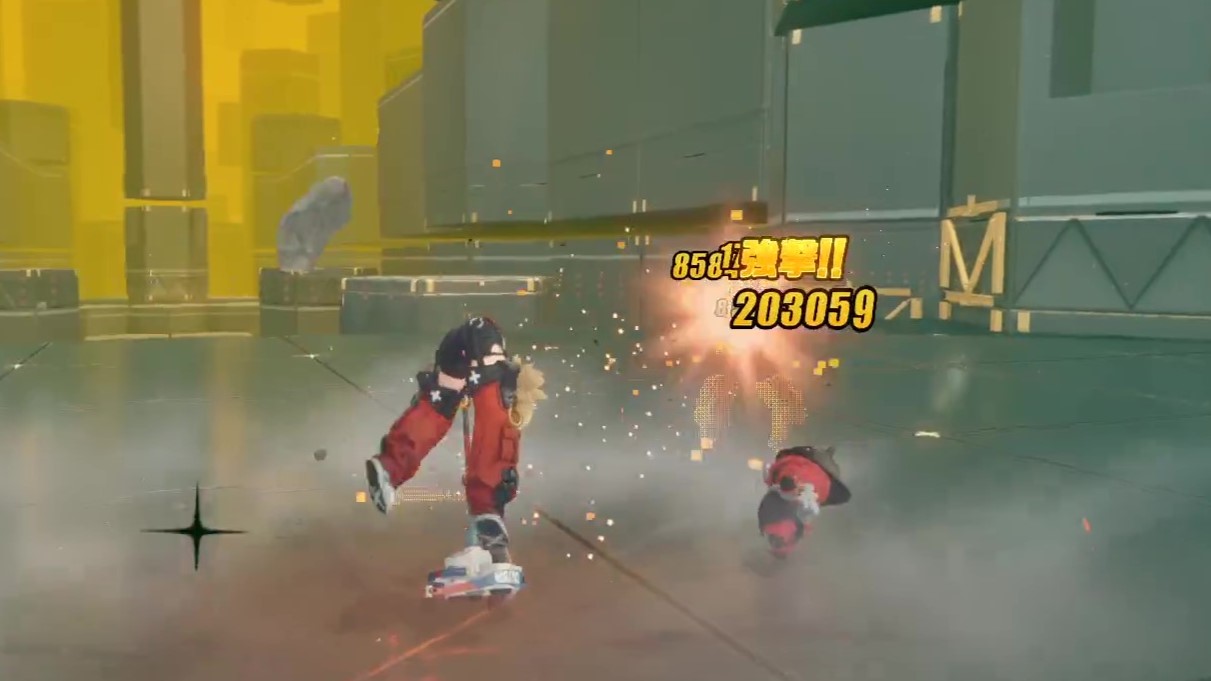 敵の攻撃を中断し物理属性ダメージを大量に与える