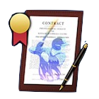 プレミアム契約書画像