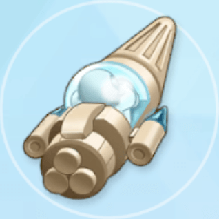 完全な古代ロケット画像