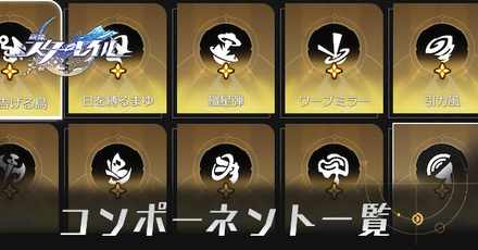 コンポーネント一覧