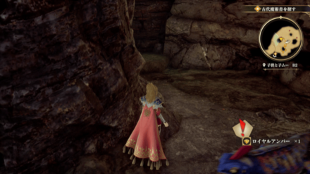 子供と子ムーB2の場所の見た目