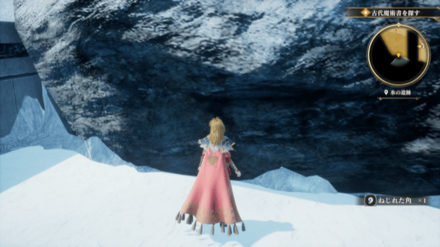 氷の遺跡の場所の見た目