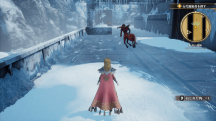 氷の遺跡の場所の見た目