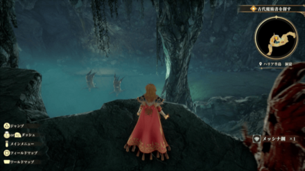 ハリア半島 洞窟の場所の見た目