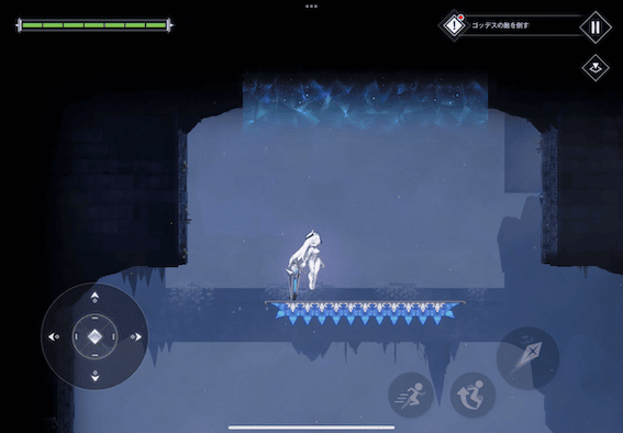 リフトに乗って上のエリアへ