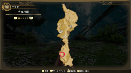 チカパ山のマップ