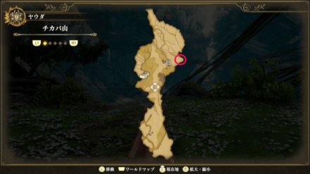 チカパ山のマップ