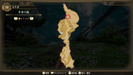 チカパ山のマップ