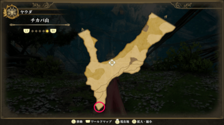 チカパ山のマップ