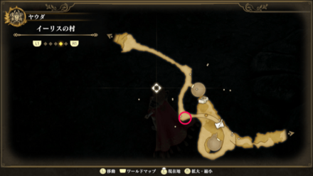 イーリスの村のマップ