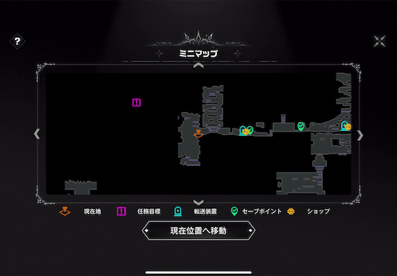 左上の扉を目指して進む