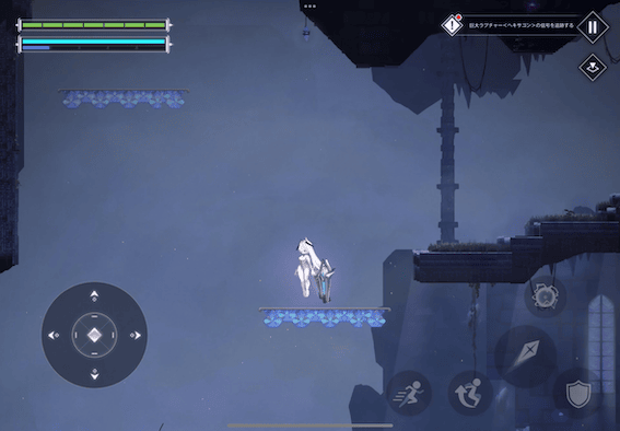 リフトが2つある場所まで来たら乗る