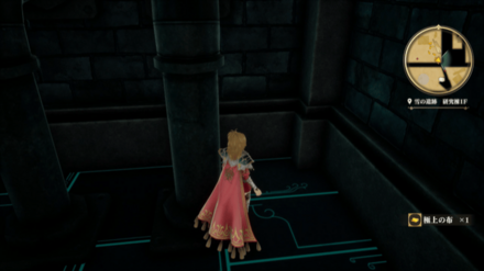 雪の遺跡 研究棟1Fの場所の見た目