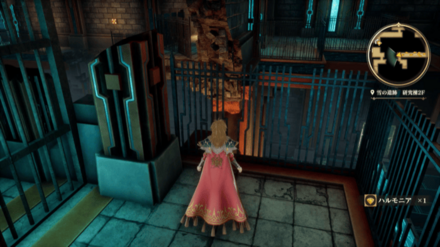 雪の遺跡 研究棟2Fの場所の見た目